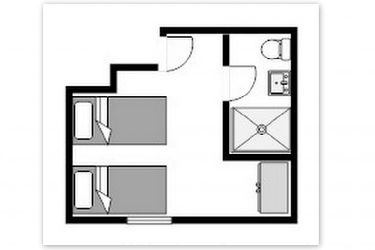 Chalet Ibex floor plan 3rd floor